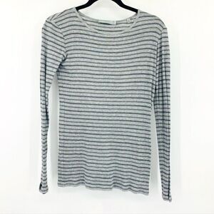 Vince Long Sleeve Striped Top Sz M‎